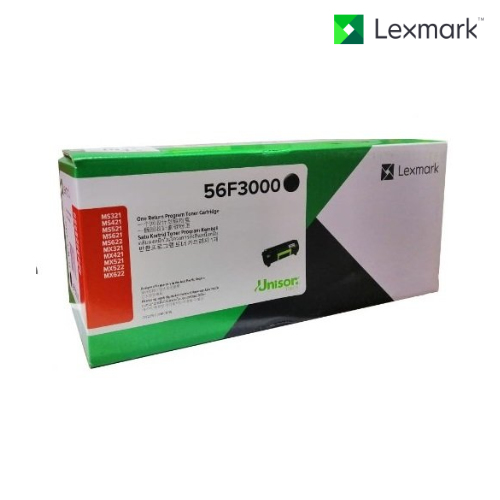 ตลับหมึกแท้ Toner Original Compatible Lexmark 56F3000, 56F3000